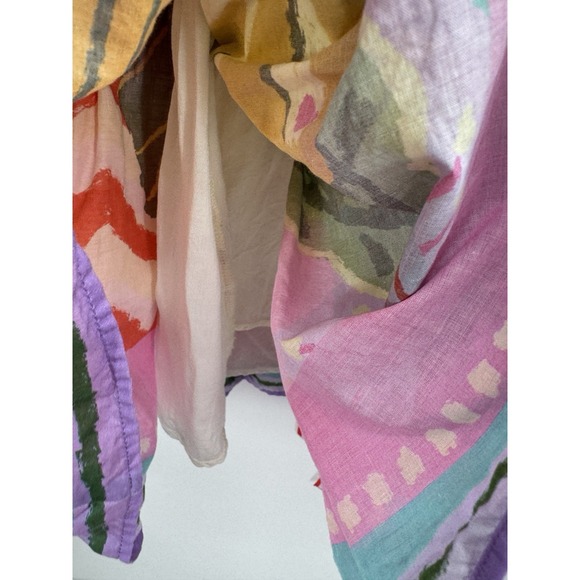 Antonio Melani Womens Dress 4 Brynn Vibrant Floral Pintuck Maximalist Boho Bloom - Picture 6 of 13